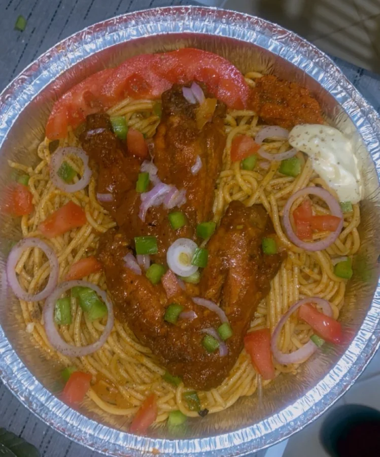 Spaghetti poulet