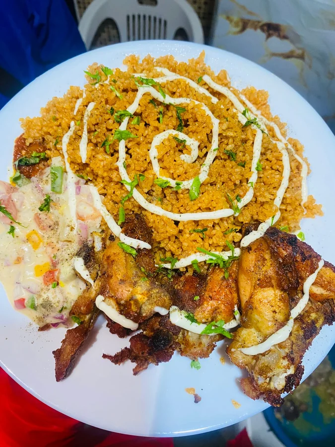Riz poulet