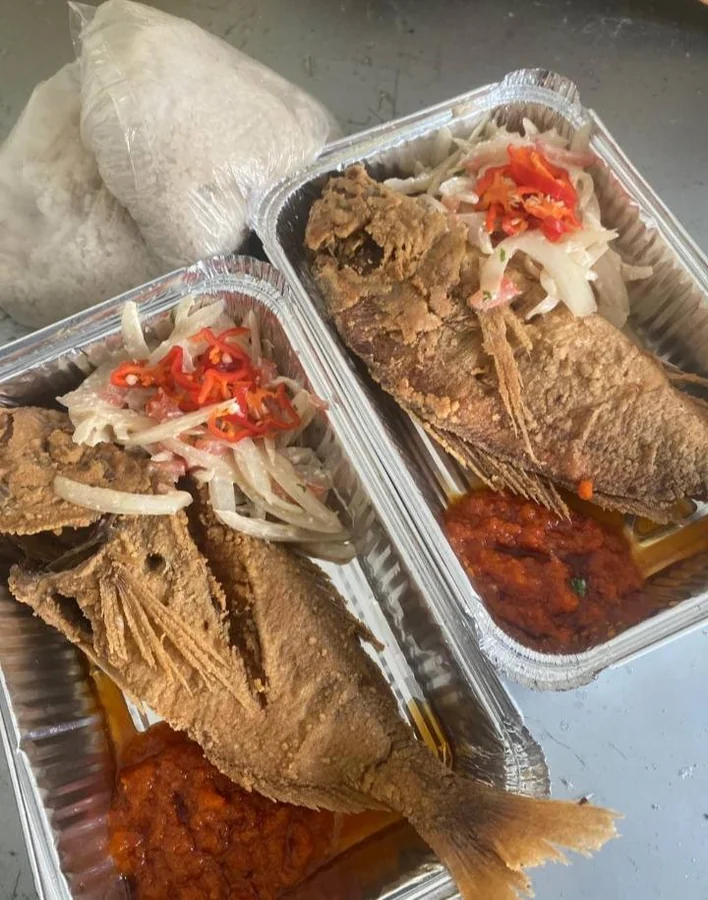 attiéké poisson